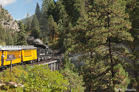 Durango and Silverton Narrow Gauge Railroad Engine 481 Blowdown